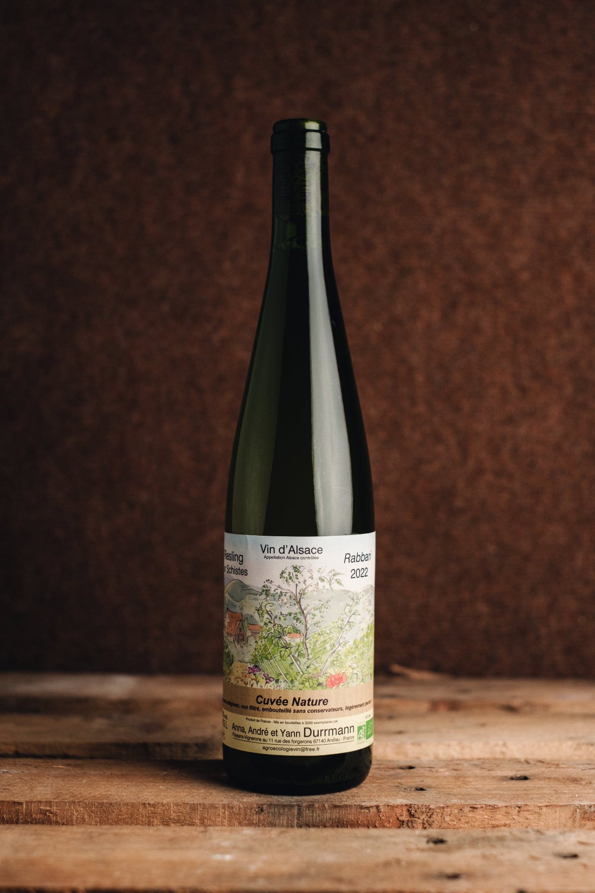 Yann Durrmann Riesling sur schistes"Rabbari" 2022